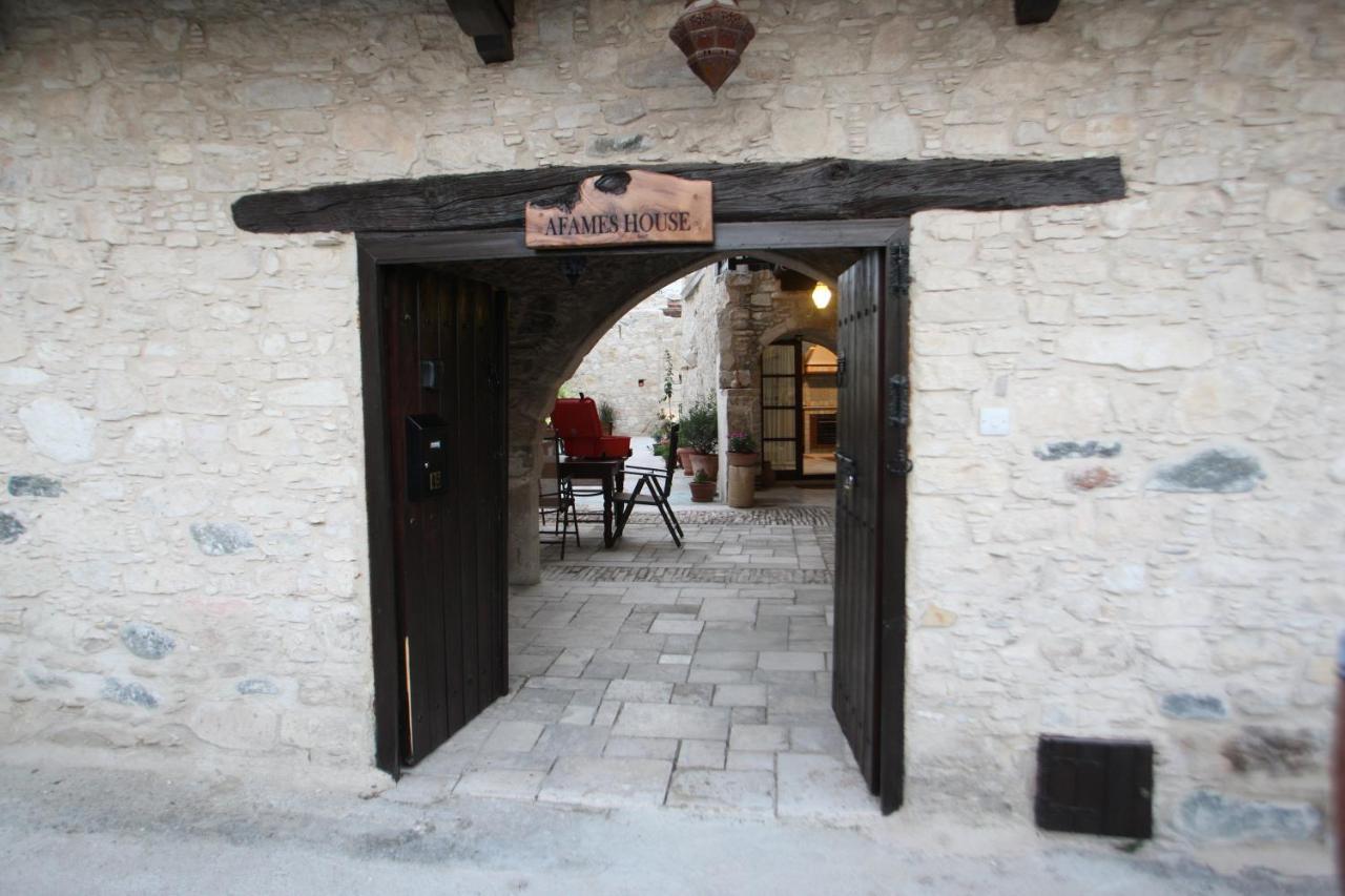 Afames House - Beautiful Traditional House Omodos Exterior foto